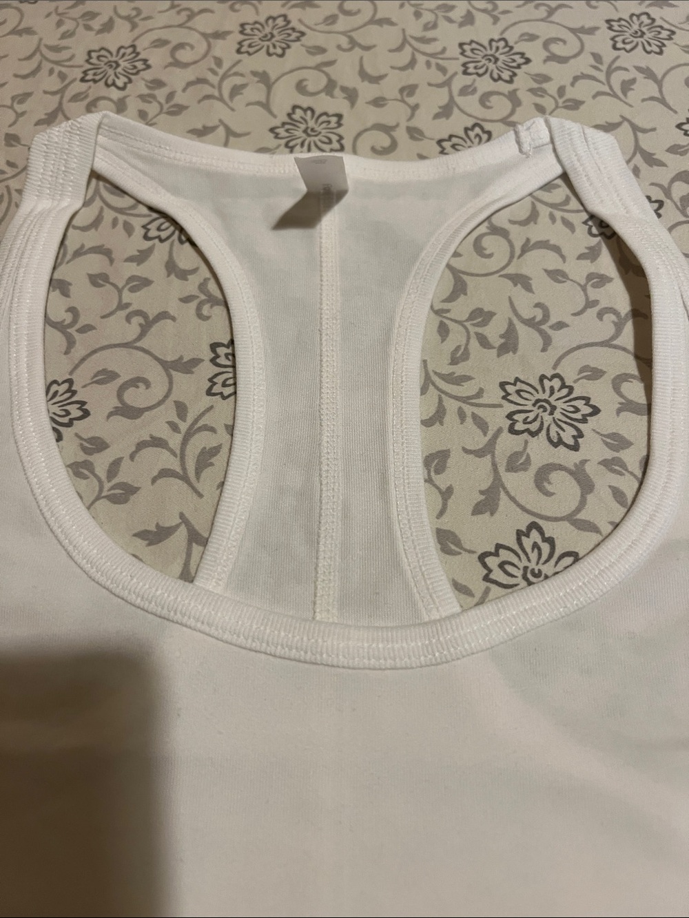 GAP White Racerback Tank Top - Picture 2 of 3